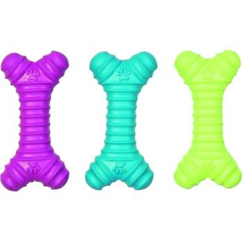 Flamingo Dog toy - Дентална играчка за кучета, каучуков кокал със звук, 185 гр