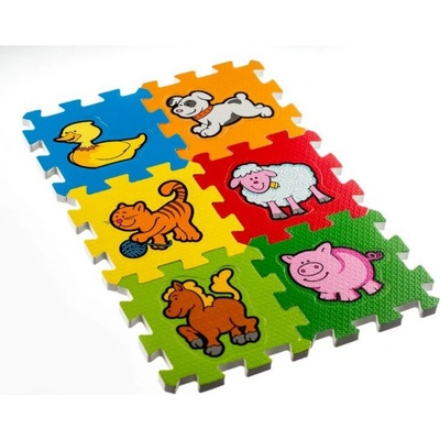 Teddies puzzle Moje první zvířátka 15x15x1 2cm MPZ 6 ks – Zboží Dáma