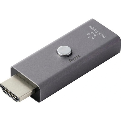 Renkforce RF-6903182 HDMI EDID emulátor [1x HDMI zástrčka - 1x HDMI zásuvka] hliníkově šedá 8K UHD