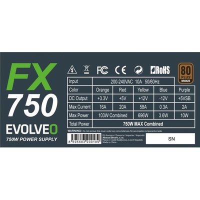 Evolveo FX 750 750W FX750 – Zboží Živě