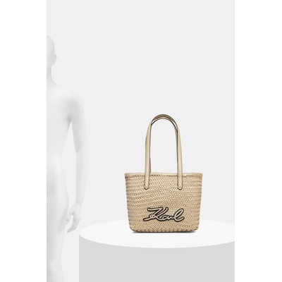 KARL LAGERFELD Чанта tote дамска от кожа K/SIGNATURE (B2W30206)