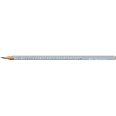 Faber-Castell Графитен молив, B, триъгълен, FABER-CASTELL "Sparkle Aurora", ледено син (118292)