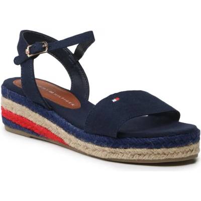 Tommy Hilfiger Еспадрили Tommy Hilfiger Rope Wedge T3A7-32778-0048800 S Тъмносин (Rope Wedge T3A7-32778-0048800 S)