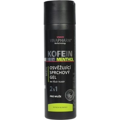 Vivapharm Men Kofeinový sprchový gel s mentholem 200 ml