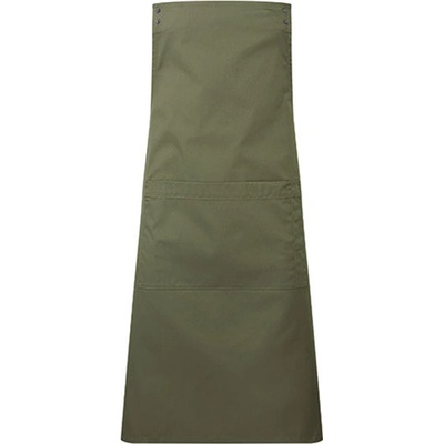 Premier Workwear Gastro zástěra tělo PR190 Olive Pantone 7763C 70x86cm