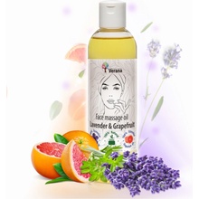 VERANA Masážní olej na obličej Levandule & Grapefruit 250 ml