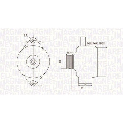 generátor MAGNETI MARELLI MQA1952