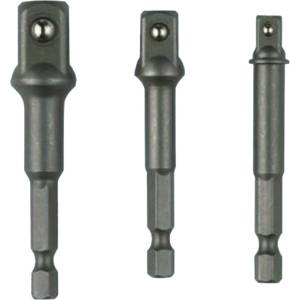 Raider Адаптери от 1/4 hex на 1/4 3/8 1/2 квадрат 3бр. rd (158904)