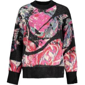 DESIGUAL Дамски пуловер desigual, Размер m, Цвят Черен (26wwjf05_ne2000)