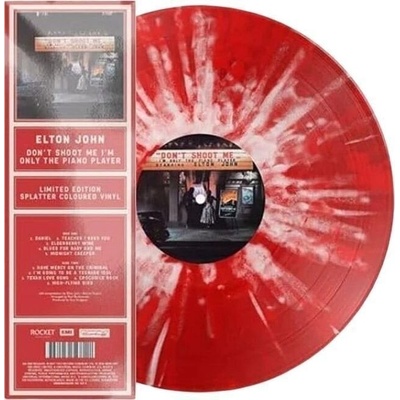 Elton John - Don’t Shoot Me I’m Only The Piano Player (Red Splatter Coloured) LP