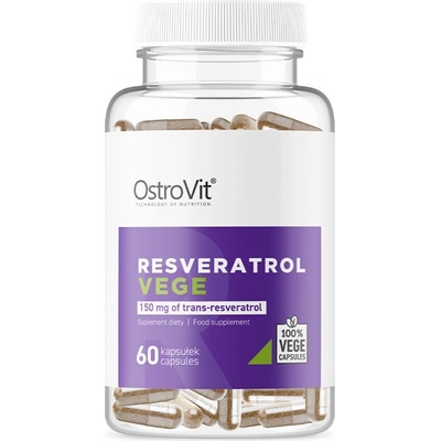 OstroVit Resveratrol VEGE 60 kapslí