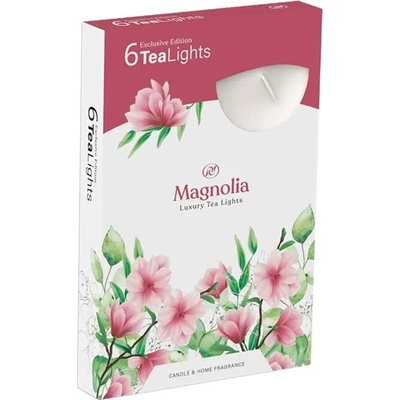 Santo Candles Tea Lights Magnolia 6 ks