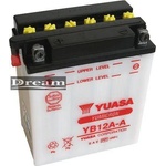 YUASA Yumicron 12V 12Ah left+ YB12A-A