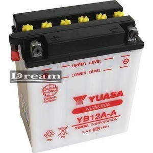 YUASA Yumicron 12V 12Ah left+ YB12A-A