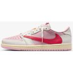 Nike Мъжки маратонки Air Jordan 1 Retro Low OG SP Travis Scott Sail Tropical Pink - IQ7604-101 - sportmax