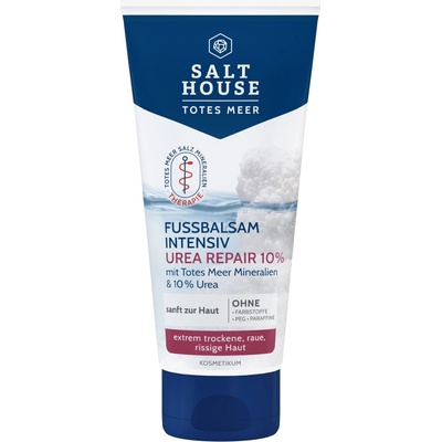 Salt House Therapie krém na nohy, intenzivní péče s 10 % močovinou a bohatými oleji, pro velmi suchou pokožku, 100 ml