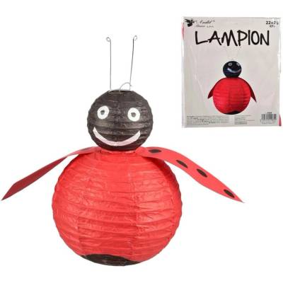 Lampion beruška 22 x 28 cm