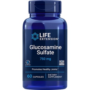 Life Extension Glucosamine Sulfate / Глюкозамин сулфат, 60 капсули (02420 LE)