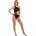 NEBBIA Бански костюм Nebbia One Shoulder Asymmetrical 459 swimsuit - Black (Black)