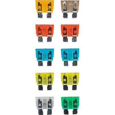 Autopojistky, 5-30 A, ploché nožové, 10 ks - NEO tools 11-991