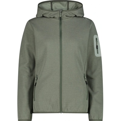 CMP Дамско поларено яке CMP Women's Jacket Fix Hood with Sleeve Pocket Fleece jacket - Avocado / Pistacchio - размер 36 (EU) (105-7194-0112)