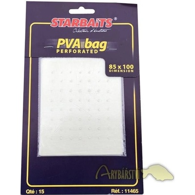 STARBAITS PVA Sáček PVA Bag Perforated 10 ks - 100 x 85 mm