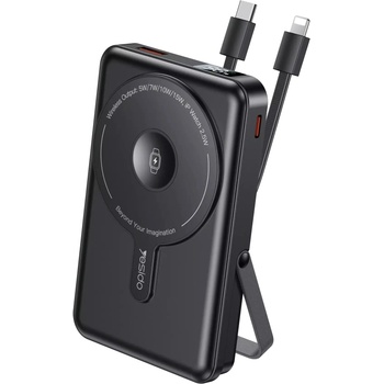 YESIDO YP72 10000 mAh 22, 5 W Power Bank USB-A/C черен
