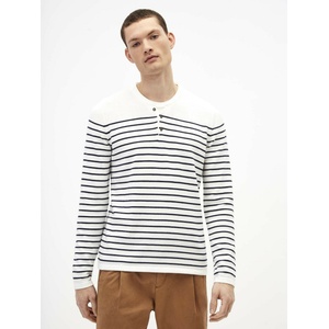 Celio Син и бял мъжки раиран пуловер Celio Celio | Byal | МЪЖЕ | S