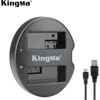 KingMa Зарядно за батерия LP-E8 USB Dual за Canon EOS 550D, EOS 600D, EOS 700D, EOS Rebel T2i, EOS Rebel T3i, EOS Rebel T4i, EOS Rebel T5i