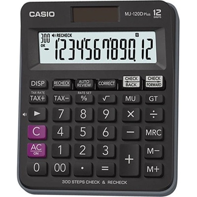 Casio Настолен калкулатор CASIO MJ-120D Plus 12 цифри 45011395 (45011395)