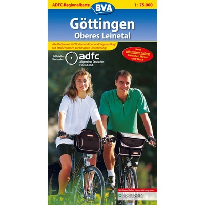 Göttingen / Oberes Leinetal 1:75.000 cyklomapa ADFC