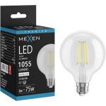 Mexen Vintis LED филамент крушка E27, G95, 8W, Неутрална - 4000K, 1055 lm, прозрачно (L157-E27-0840-00)