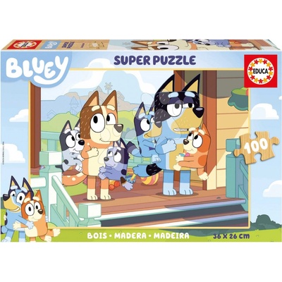 EDUCA Dřevěné Bluey 100 dielov