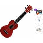 Mahalo MS1TRD Standard SET Transparent Red Сопрано укулеле (MS1TRD-STANDARD-SET)