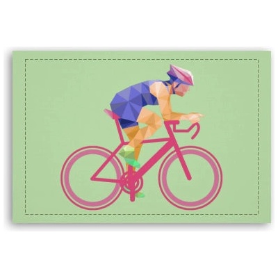 Fotoobraz 60x40 cm malý Cyklista