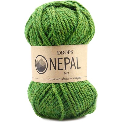 Drops Nepal Mix 7238 olivová