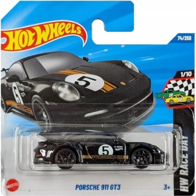 Hot Wheels Auto Race Day Porsche 911 GT3 HYX17 čierna