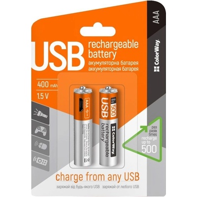 ColorWay AAA 400 mAh 2ks CW-UBAAA-01