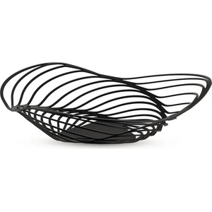 Alessi Купа за плодове TRINITY 33 cm, ниска, черен, Alessi (ALACO03B)