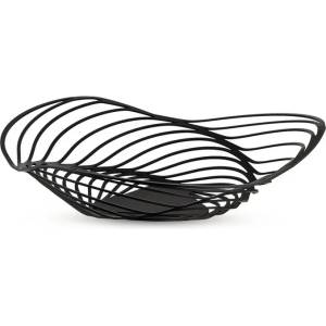 Alessi Купа за плодове TRINITY 33 см, ниска, черна, Alessi (ALACO03B)