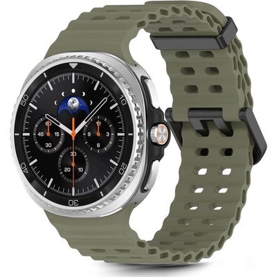Tech-Protect Силиконова каишка за Samsung Galaxy Watch 8 (40/44mm) / 8 Classic (46mm) от Tech-Protect IconBand Pro - Army Green (5906302331208)