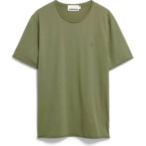 Armedangels Мъжка тениска ARMEDANGELS Aamon Brushed T-shirt - Fatigue Green (216-3678-0512)
