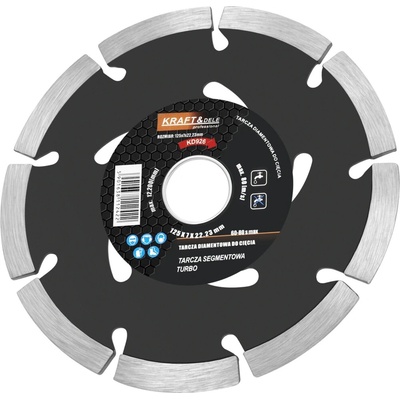 Kraft & Dele Diamantový segmentový kotúč 125 mm KD926