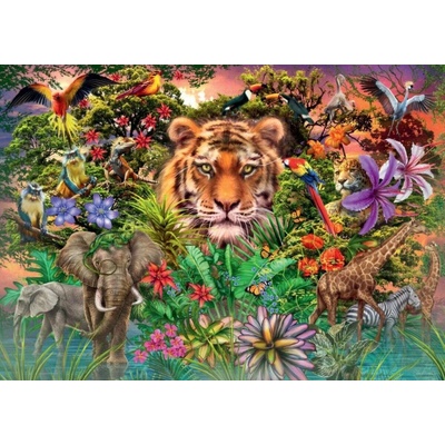 RAVENSBURGER Exotická zvířata 1000 dielov