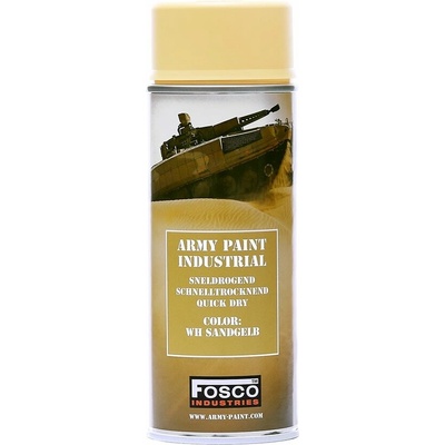 Fosco Army farba maskovacia v spreji 400 ml WH Sandgelb - pieskovo žltá