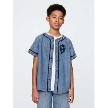 GAP Детска дънкова риза Baseball Americana GAP GAP | Sin | Момчешки | 104-110