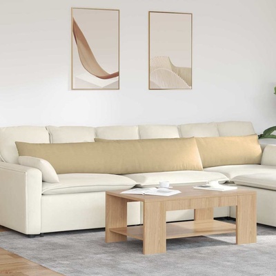 vidaXL Диван възглавници 2 pcs Сивозелен 200 x 40 см Кордюрова тъкан (42013907)