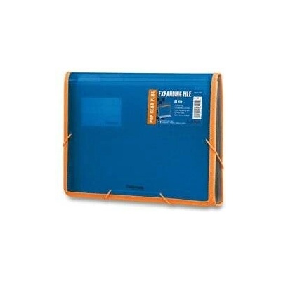 Foldermate POPGEAR PLUS aktovka na dokumenty A4 modrá, s přihrádkami