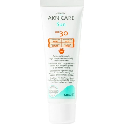 Synchroline Aknicare Sun защитен крем за мазна кожа склонна към акне SPF 30 50ml