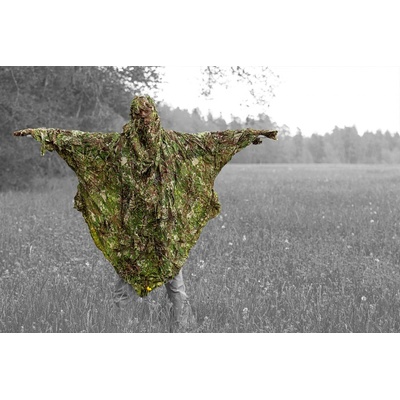 Ghosthood Maskovací pončo Ghost Hoodie Concamo Green